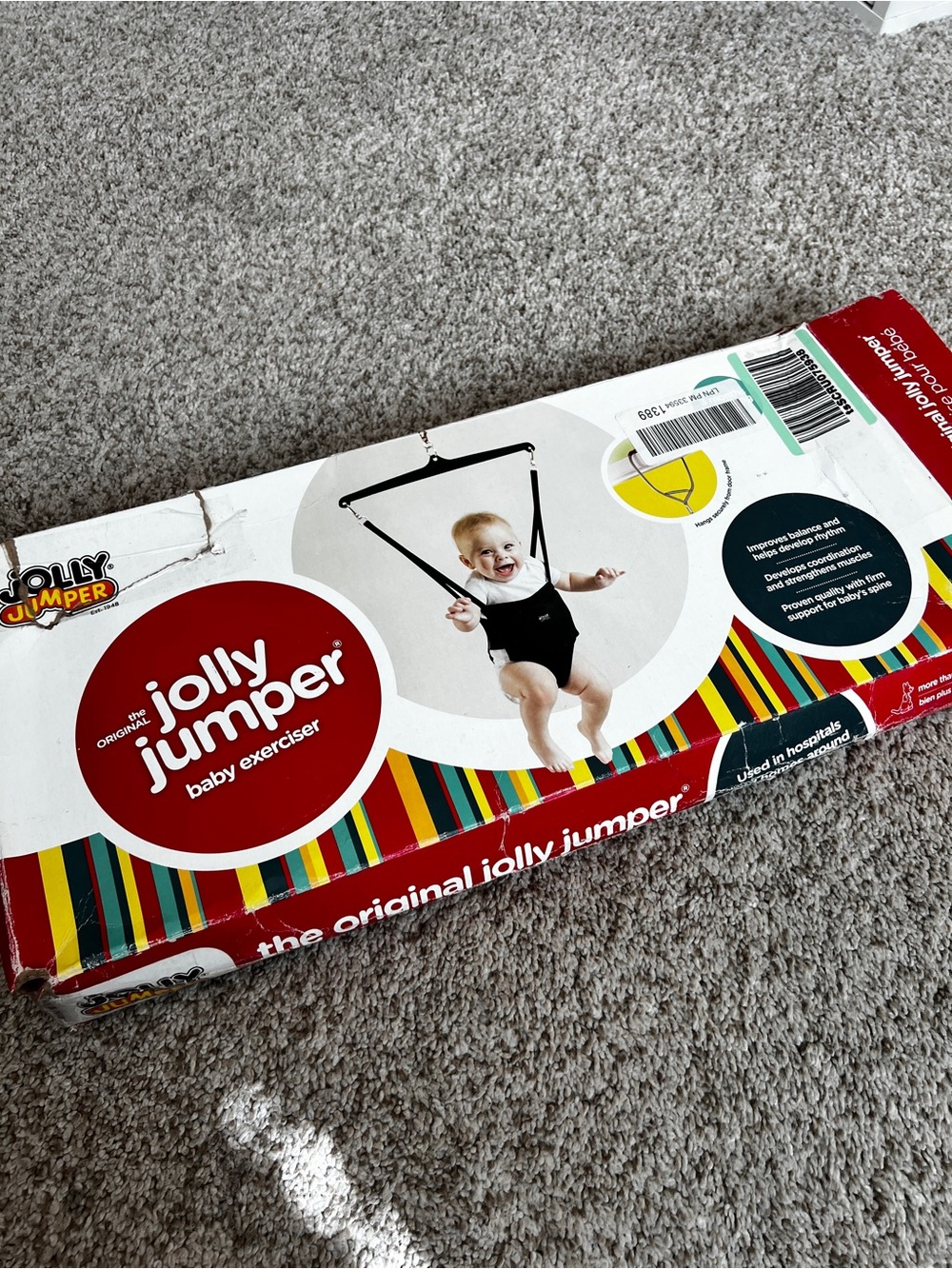 Original Jolly Jumper Baby Exerciser - with door clamp